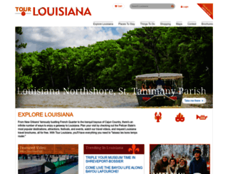 tourlouisiana.com screenshot