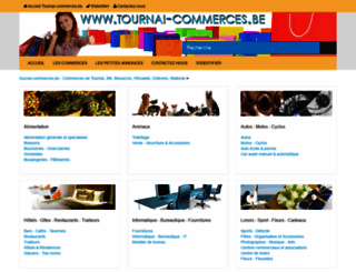 tournai-commerces.be screenshot