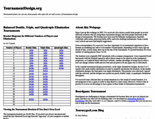 tournamentdesign.org screenshot
