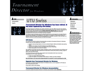 tournamentdirector.co.uk screenshot