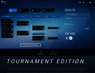 tournamentedition.com screenshot