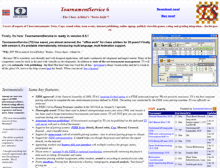 tournamentservice.com screenshot