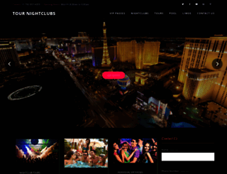 tournightclubs.com screenshot