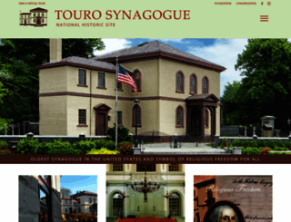 tourosynagogue.org screenshot