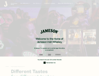 tours.jamesonwhiskey.com screenshot