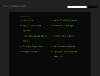 toursindia.com screenshot