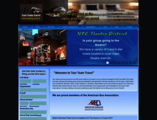 tourteamtravel.com screenshot