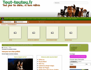 tout-toutou.fr screenshot