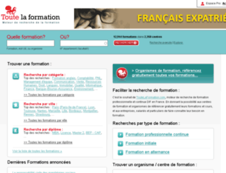 toutelaformation.com screenshot