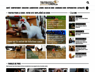 toutoupourlechien.com screenshot