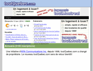 toutquebec.com screenshot