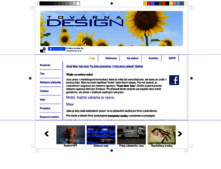 tovarna-design.cz screenshot