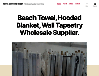 towelandhomedecor.com screenshot