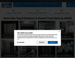 towelradiator.co.uk screenshot
