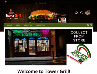 tower-grill.ie screenshot
