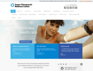 towerchiropractic.com screenshot