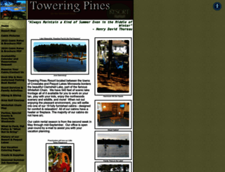 toweringpines.com screenshot