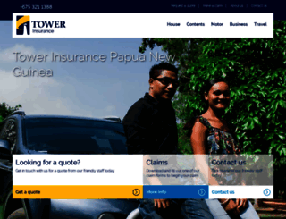 towerinsurance.com.pg screenshot