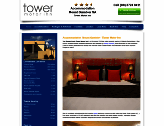towermotorinn.com.au screenshot