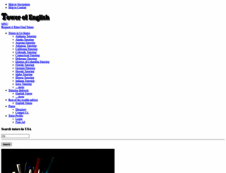 towerofenglish.com screenshot