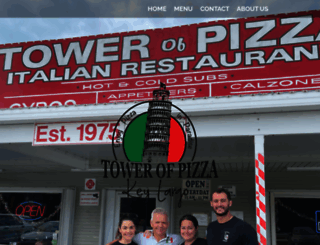 towerofpizzakeylargo.com screenshot