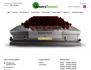 towersflowersfuneralflowers.com screenshot