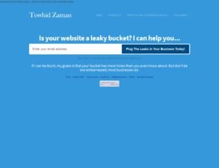 towhidzaman.com screenshot