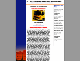 towing-services.com.au screenshot
