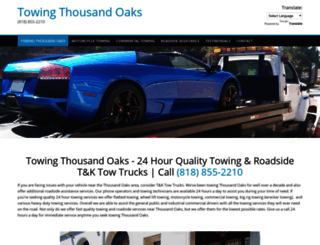 towing-thousand-oaks.info screenshot