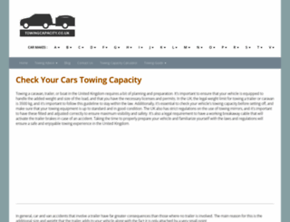 towingcapacity.co.uk screenshot