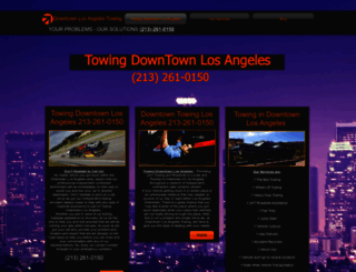 towingdowntownla.com screenshot