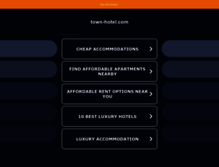 town-hotel.com screenshot