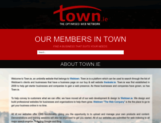 town.ie screenshot