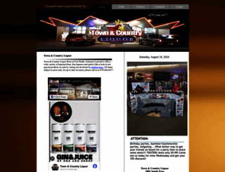 townandcountryliquorfortsmith.com screenshot