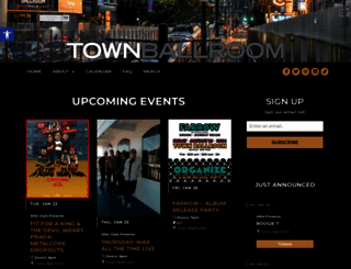townballroom.com screenshot