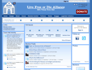 townhall.livefreeordiealliance.org screenshot