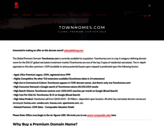townhomes.com screenshot