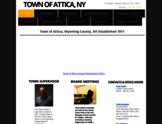 townofattica.net screenshot