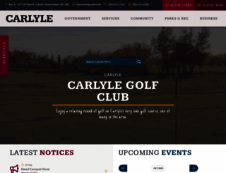 townofcarlyle.com screenshot