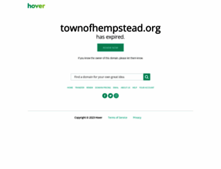 townofhempstead.org screenshot