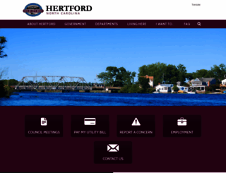 townofhertfordnc.com screenshot