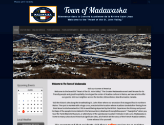 townofmadawaska.com screenshot