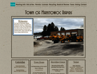townofmanitowocrapids.org screenshot
