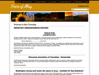 townofmay.org screenshot