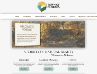 townofnokomis.com screenshot