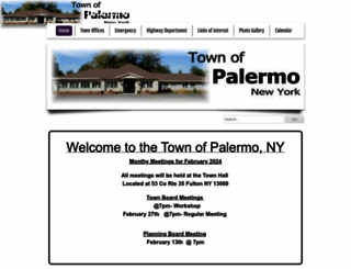 townofpalermony.gov screenshot