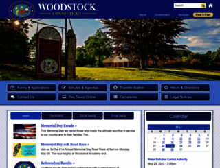 townofwoodstock.com screenshot