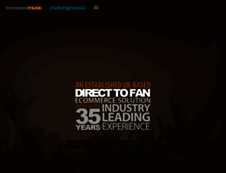 townsend-music.com screenshot