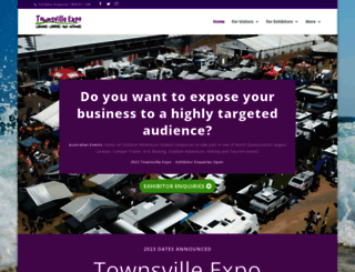 townsvilleexpo.com.au screenshot