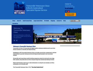 townsvillevetclinic.com.au screenshot
